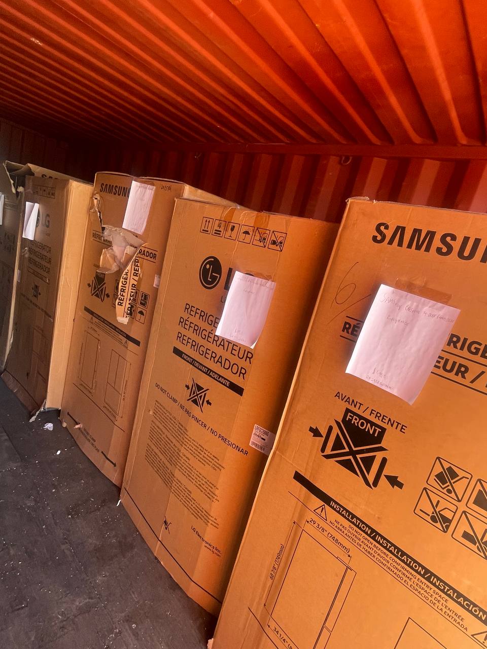 Kitchen Appliances 2 Refrigerators in stock for e&l material wholesale