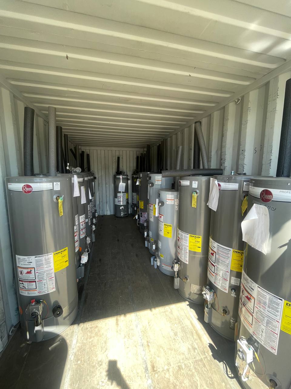 water heaters in stock for e&l material wholesale